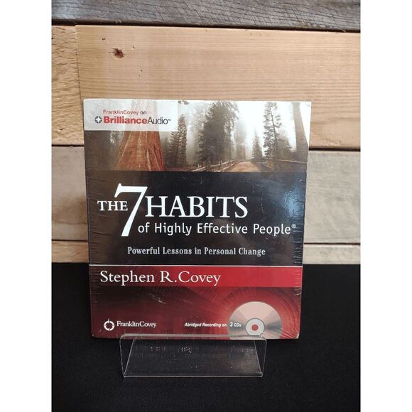 NEW The 7 Habits of Highly Effective People / Stephen R. Covey Abridged on 3 CDs - Picture 1 of 2